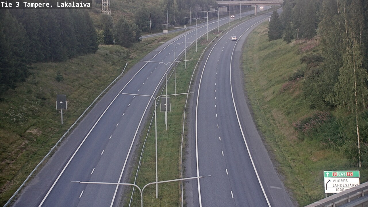 Kelikamerat Kuva Tie 3 Tampere, Lakalaiva, Tampere, Pirkanmaa