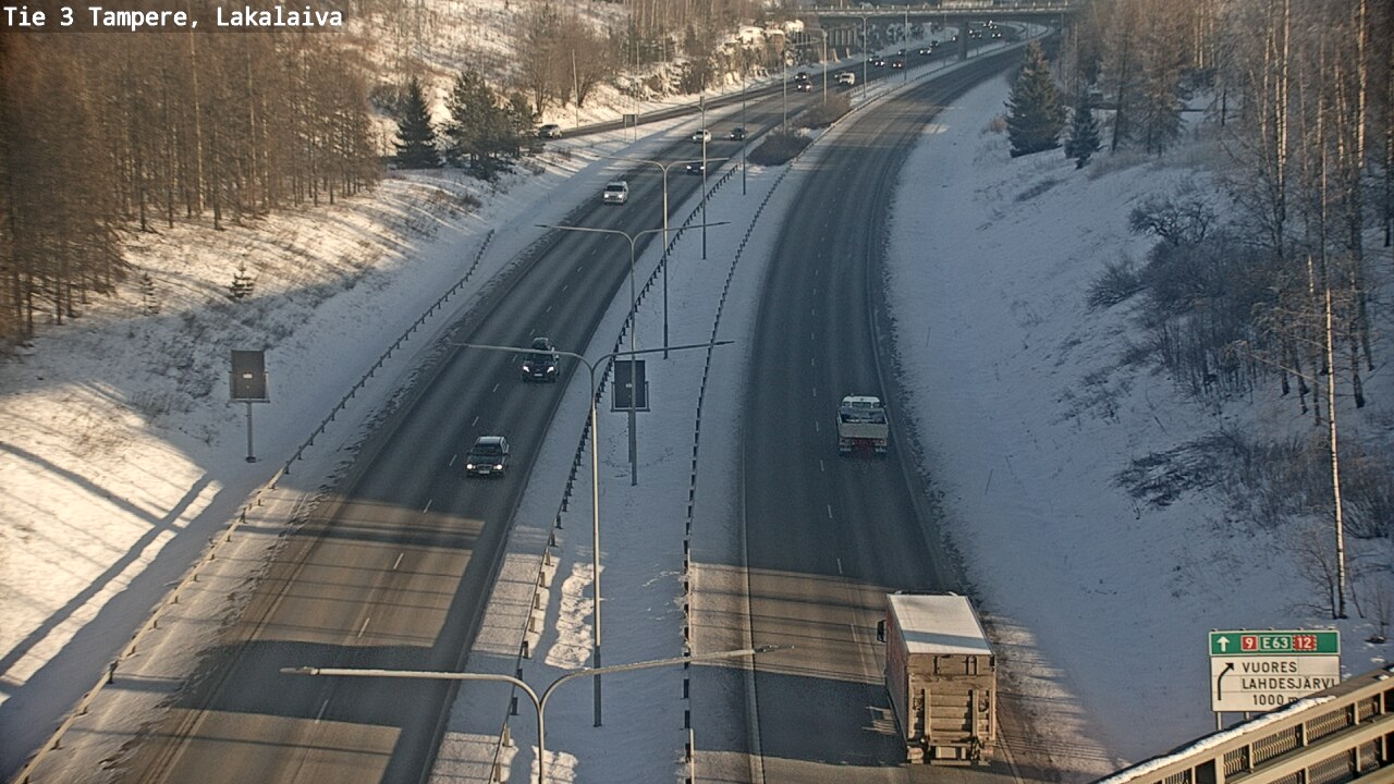 Weather Camera Image Väg 3 Tammerfors, Lakalaiva, Tampere, Pirkanmaa