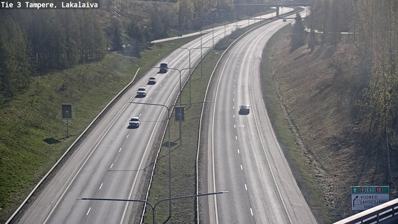 Weather Camera Image Road 3 Tampere, Lakalaiva, Tampere, Pirkanmaa