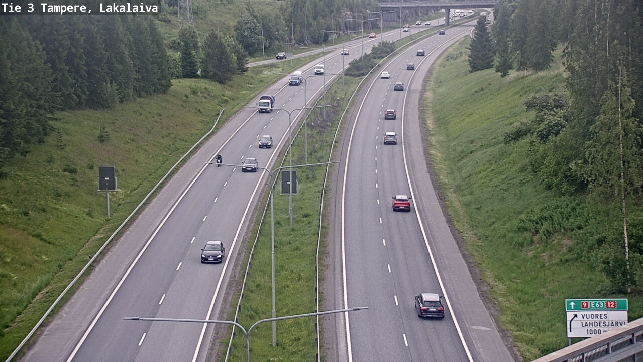 Weather Camera Image Väg 3 Tammerfors, Lakalaiva, Tampere, Pirkanmaa