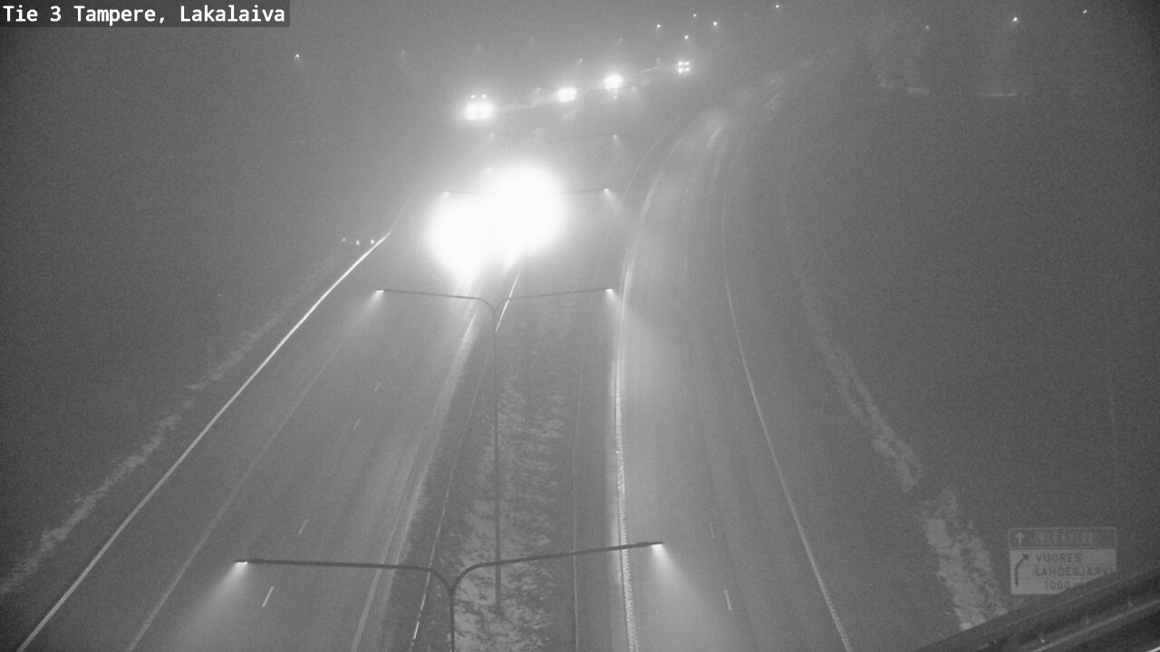 Weather Camera Image Väg 3 Tammerfors, Lakalaiva, Tampere, Pirkanmaa