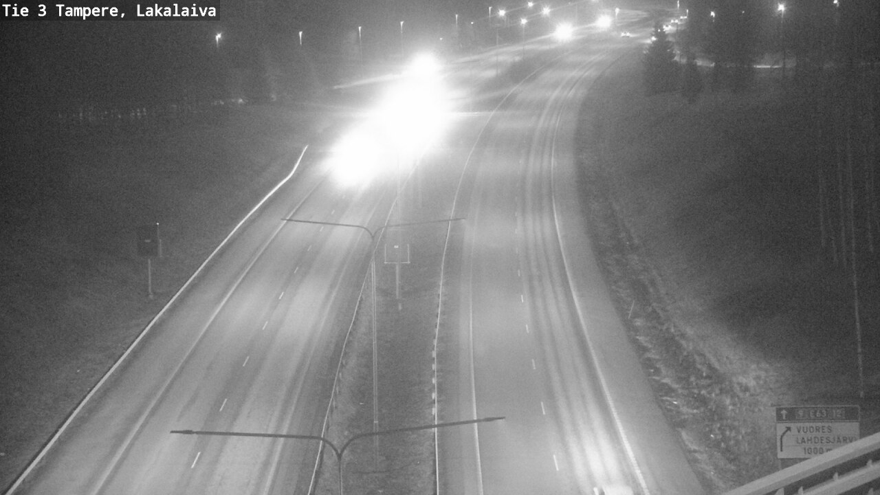 Weather Camera Image Väg 3 Tammerfors, Lakalaiva, Tampere, Pirkanmaa