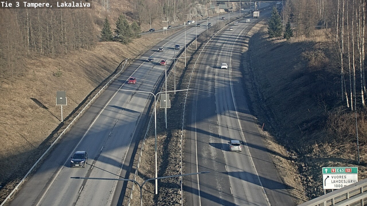 Kelikamerat Kuva Tie 3 Tampere, Lakalaiva, Tampere, Pirkanmaa