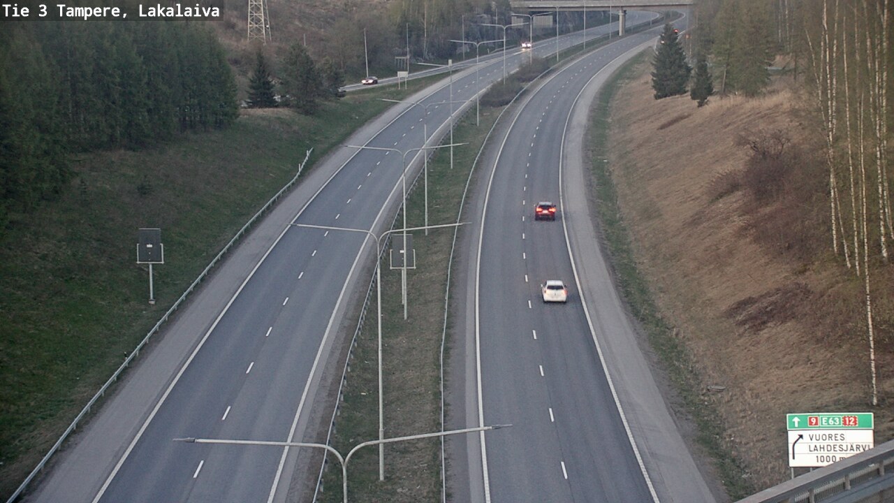 Weather Camera Image Road 3 Tampere, Lakalaiva, Tampere, Pirkanmaa