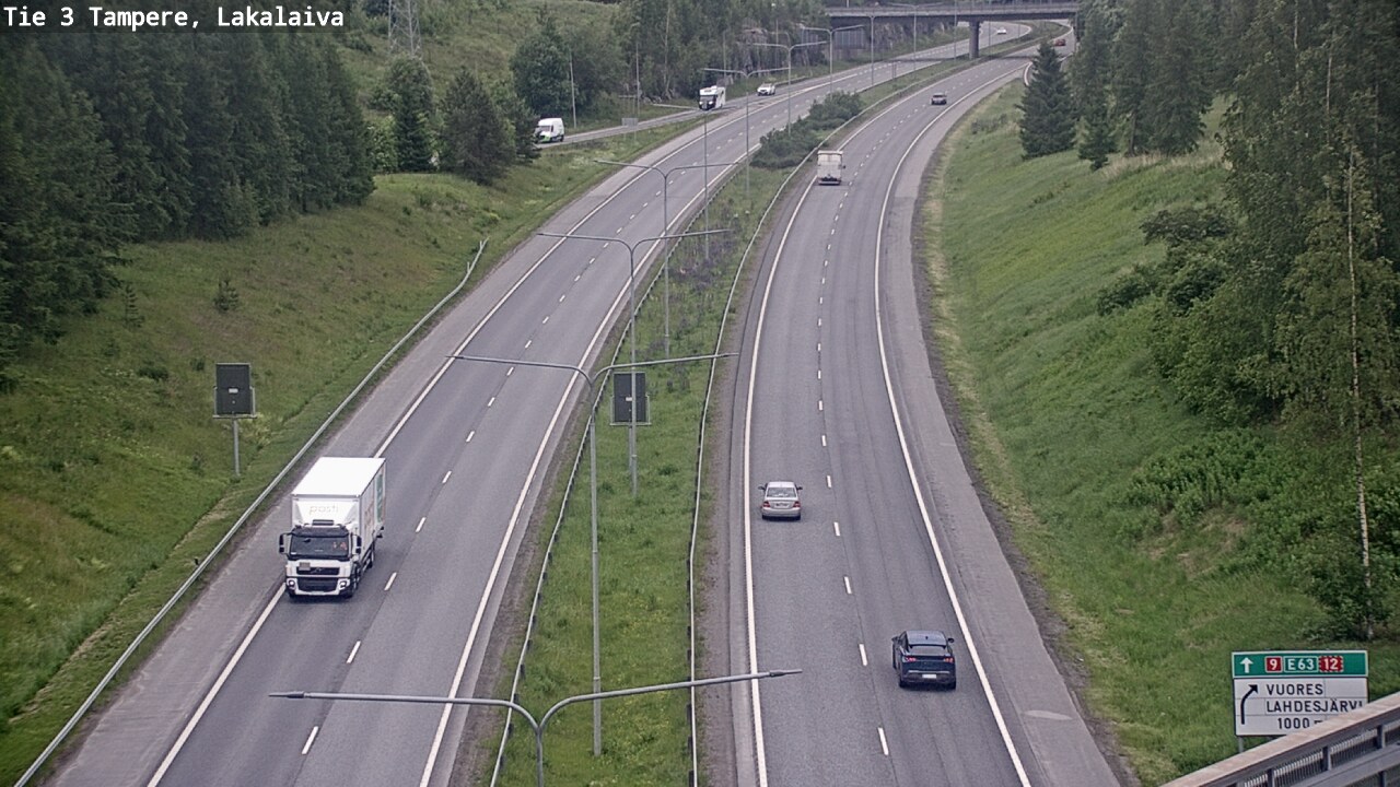 Weather Camera Image Väg 3 Tammerfors, Lakalaiva, Tampere, Pirkanmaa