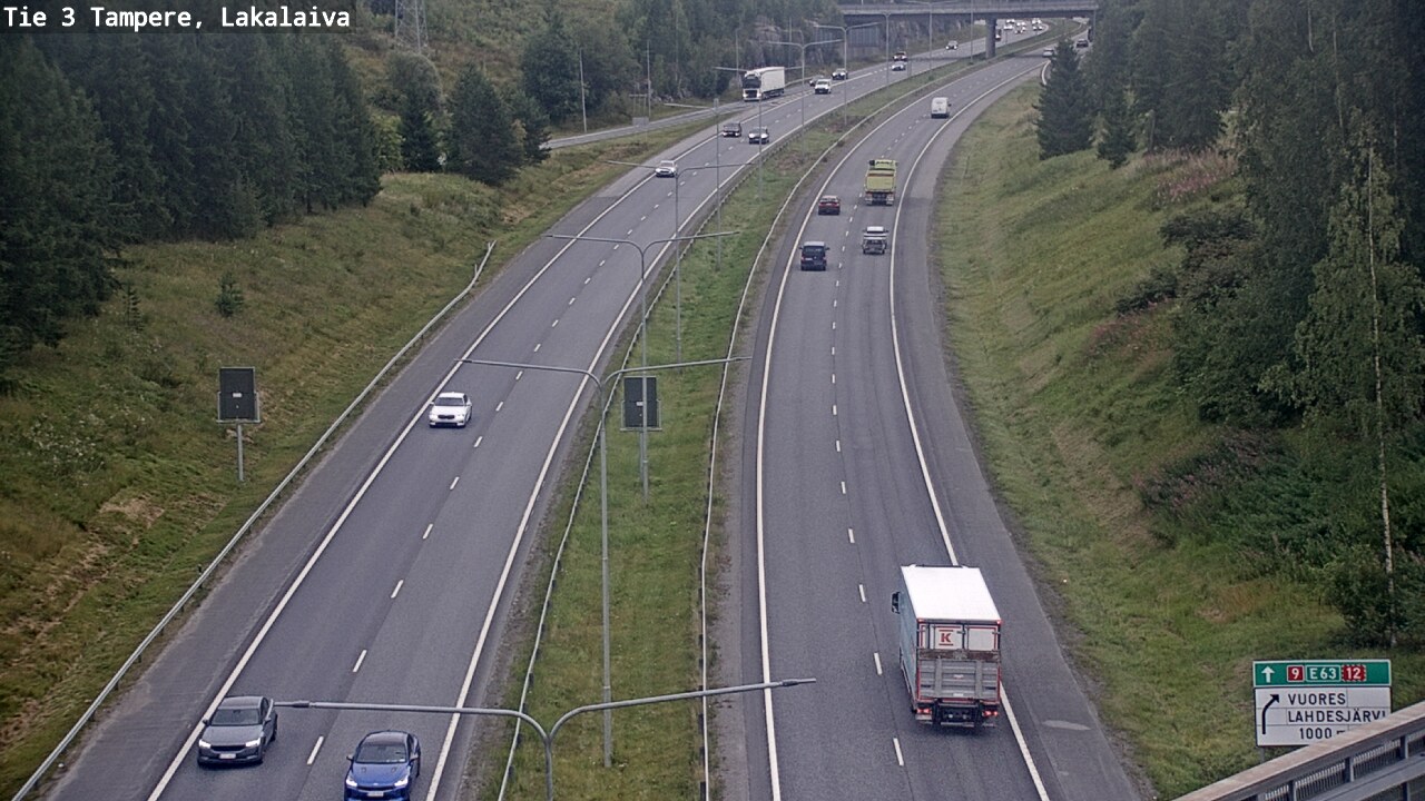 Weather Camera Image Road 3 Tampere, Lakalaiva, Tampere, Pirkanmaa