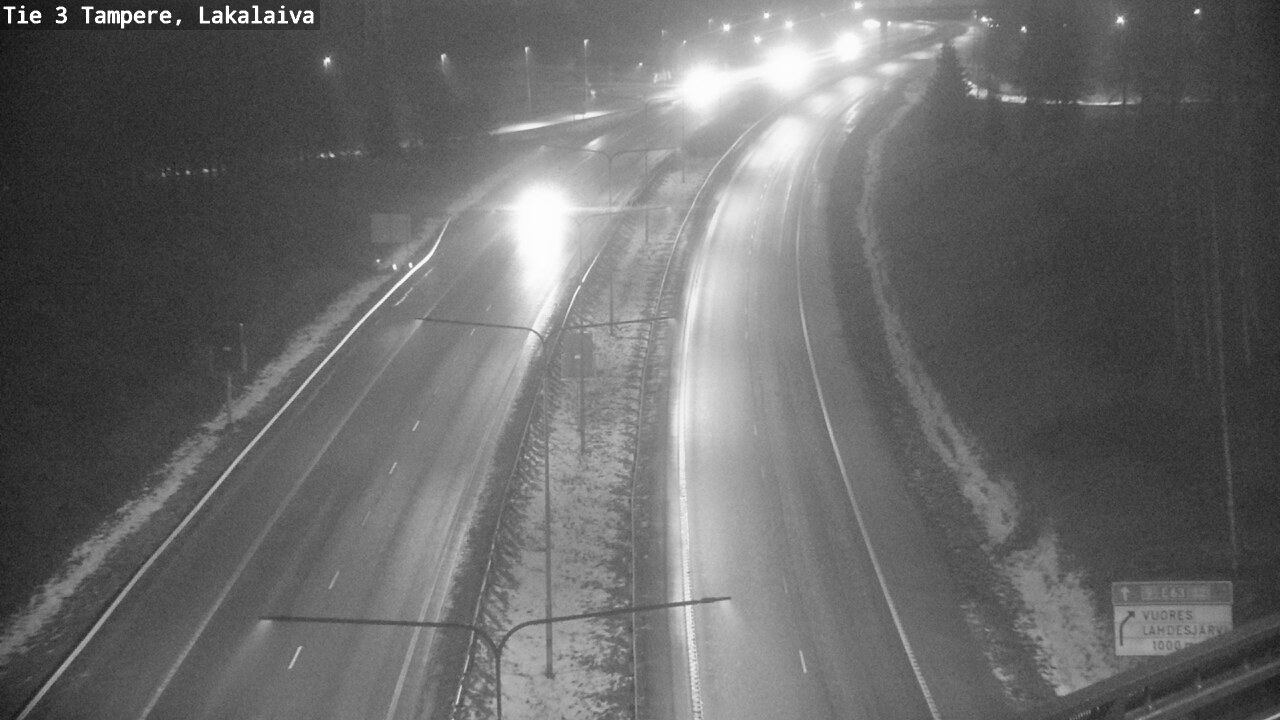 Weather Camera Image Väg 3 Tammerfors, Lakalaiva, Tampere, Pirkanmaa