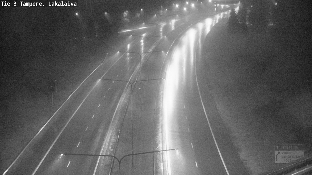 Weather Camera Image Road 3 Tampere, Lakalaiva, Tampere, Pirkanmaa
