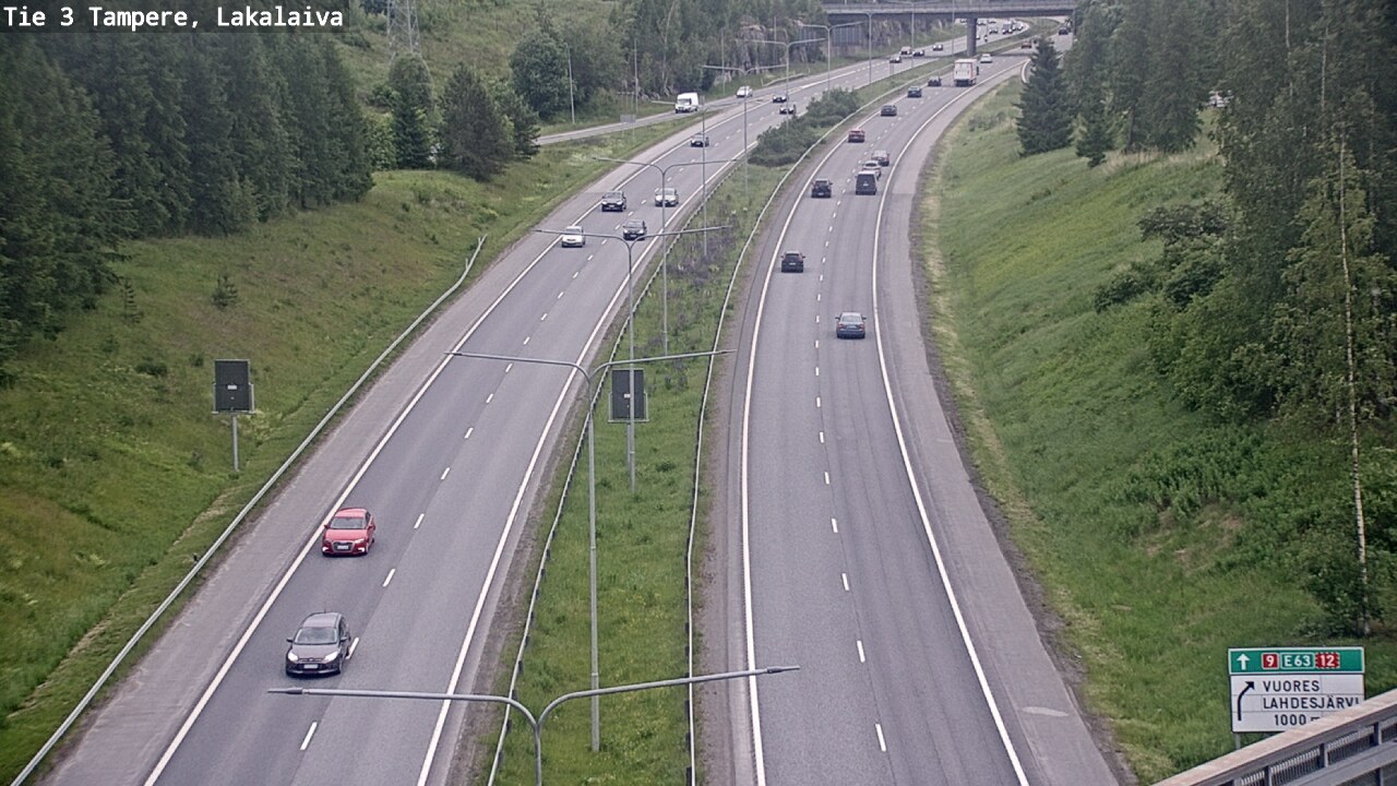 Weather Camera Image Väg 3 Tammerfors, Lakalaiva, Tampere, Pirkanmaa