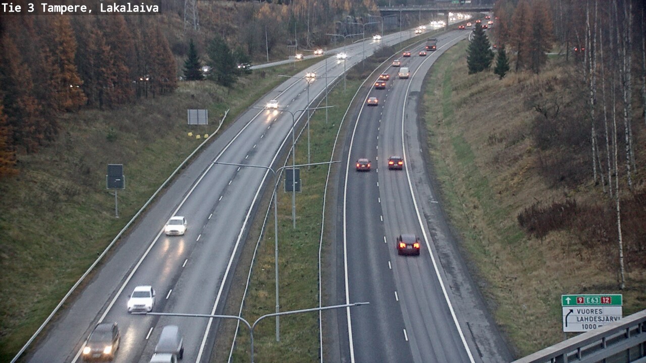 Kelikamerat Kuva Tie 3 Tampere, Lakalaiva, Tampere, Pirkanmaa