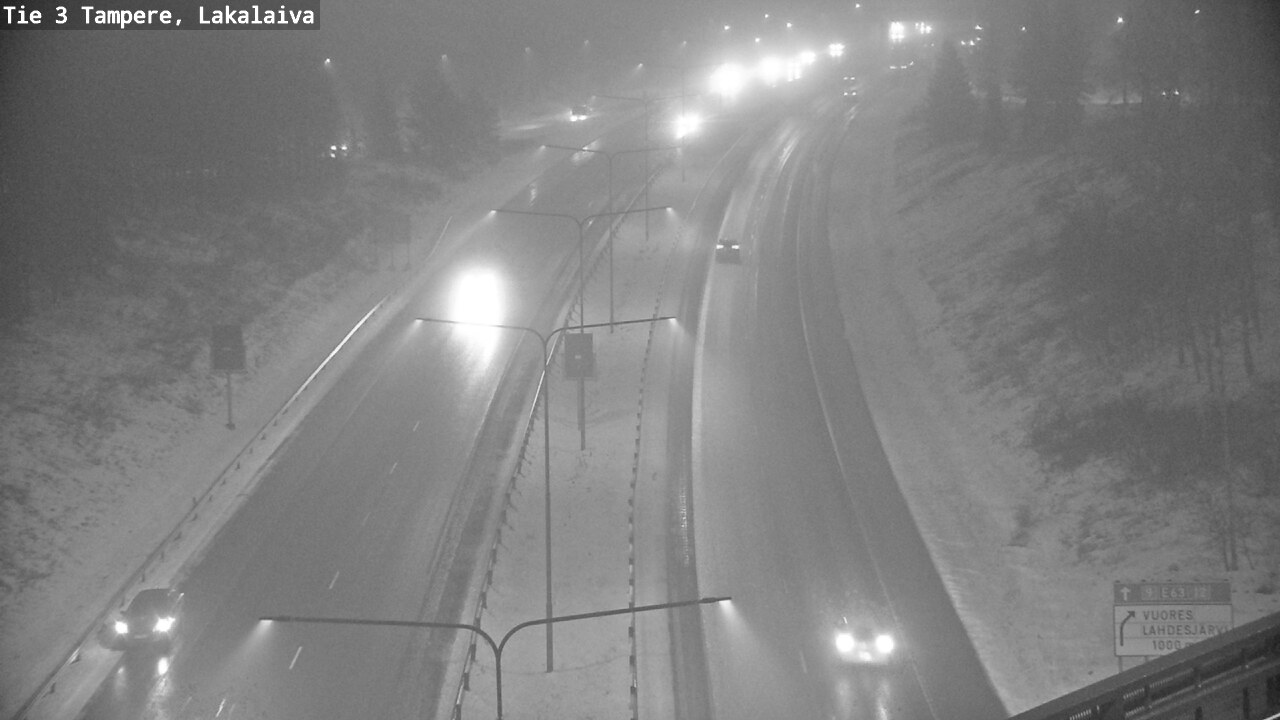 Weather Camera Image Väg 3 Tammerfors, Lakalaiva, Tampere, Pirkanmaa