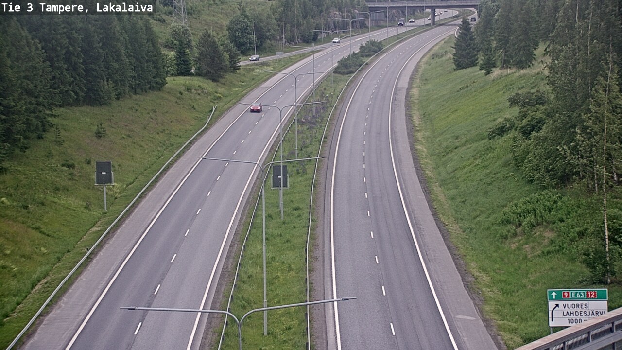 Weather Camera Image Väg 3 Tammerfors, Lakalaiva, Tampere, Pirkanmaa