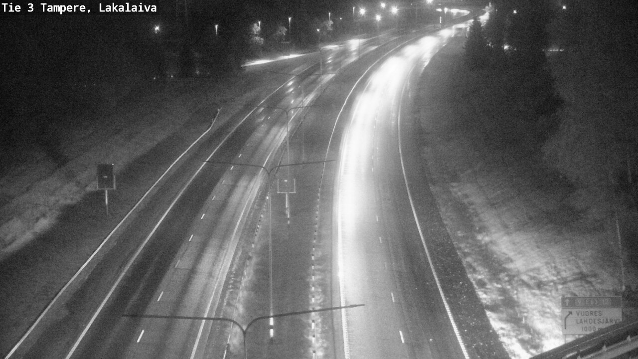 Weather Camera Image Road 3 Tampere, Lakalaiva, Tampere, Pirkanmaa