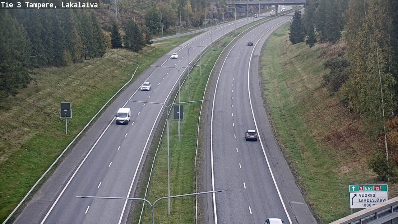 Weather Camera Image Road 3 Tampere, Lakalaiva, Tampere, Pirkanmaa