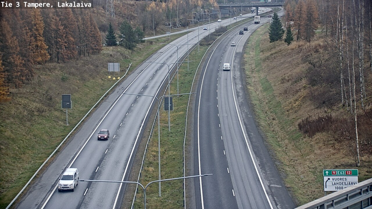 Kelikamerat Kuva Tie 3 Tampere, Lakalaiva, Tampere, Pirkanmaa