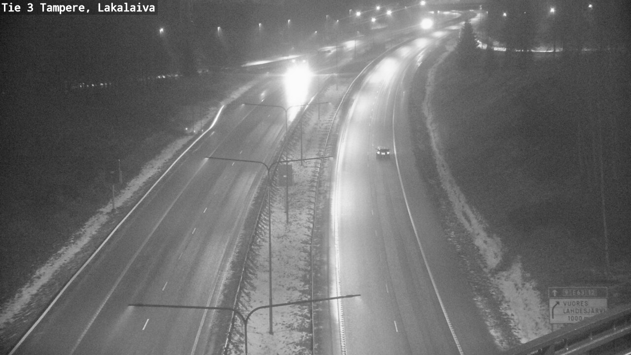 Weather Camera Image Väg 3 Tammerfors, Lakalaiva, Tampere, Pirkanmaa