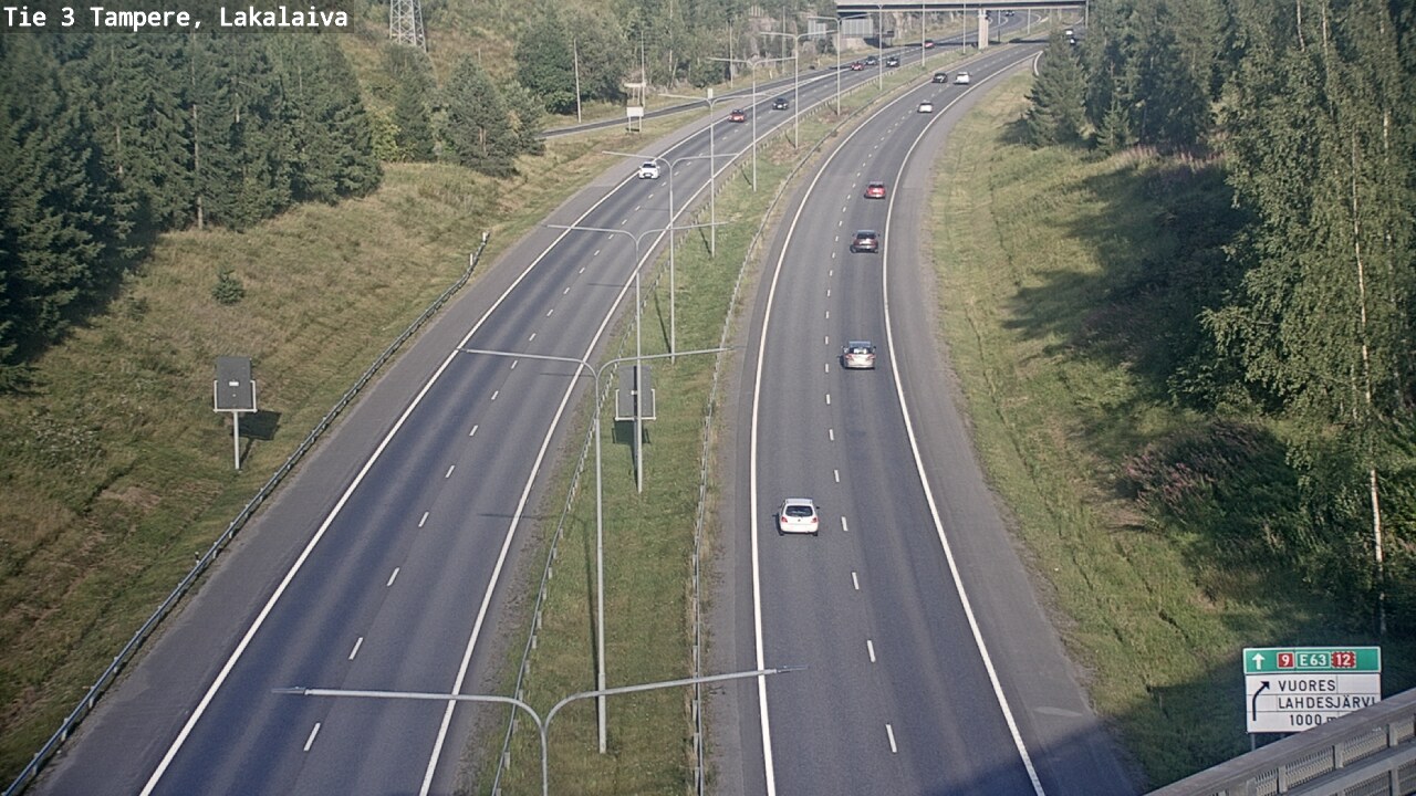 Kelikamerat Kuva Tie 3 Tampere, Lakalaiva, Tampere, Pirkanmaa
