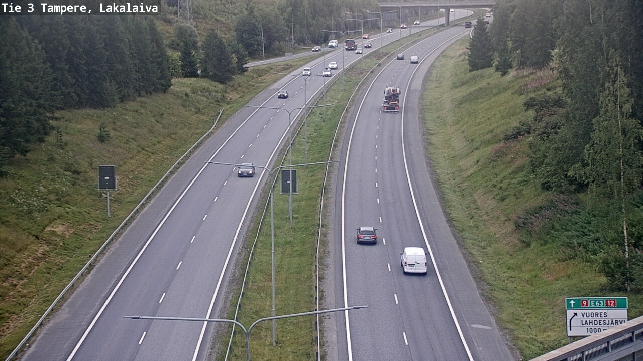 Weather Camera Image Road 3 Tampere, Lakalaiva, Tampere, Pirkanmaa