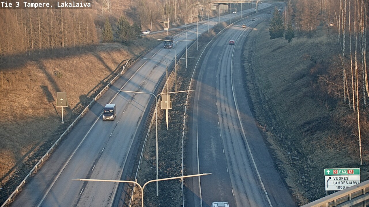 Weather Camera Image Road 3 Tampere, Lakalaiva, Tampere, Pirkanmaa