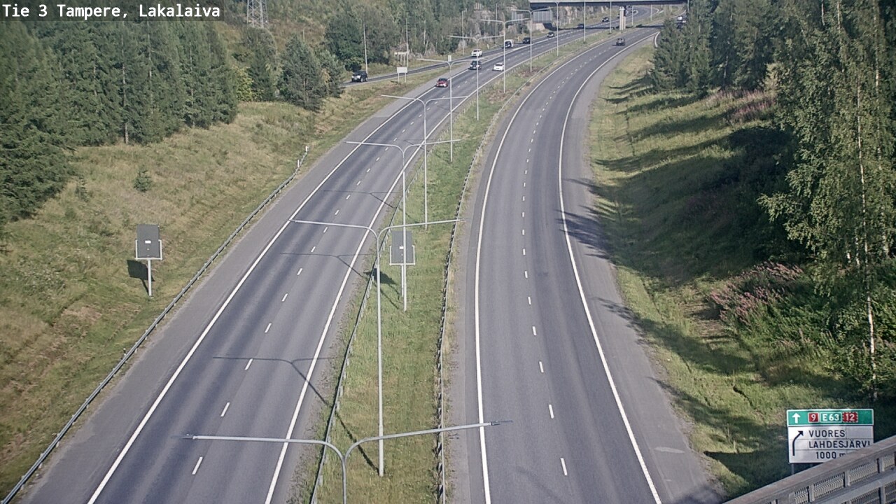 Kelikamerat Kuva Tie 3 Tampere, Lakalaiva, Tampere, Pirkanmaa