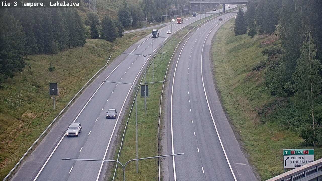 Weather Camera Image Road 3 Tampere, Lakalaiva, Tampere, Pirkanmaa