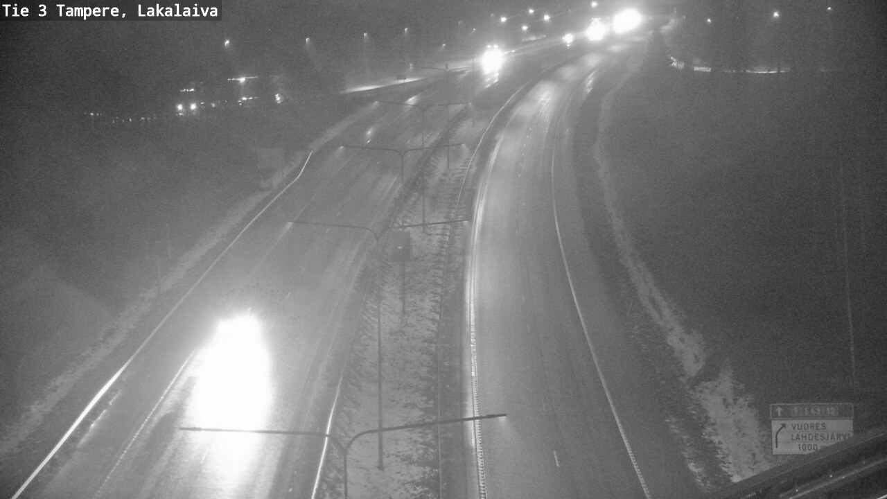 Weather Camera Image Väg 3 Tammerfors, Lakalaiva, Tampere, Pirkanmaa