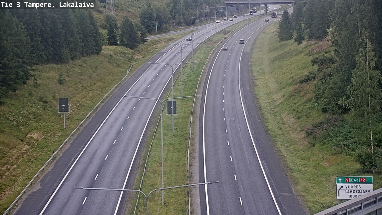 Weather Camera Image Road 3 Tampere, Lakalaiva, Tampere, Pirkanmaa