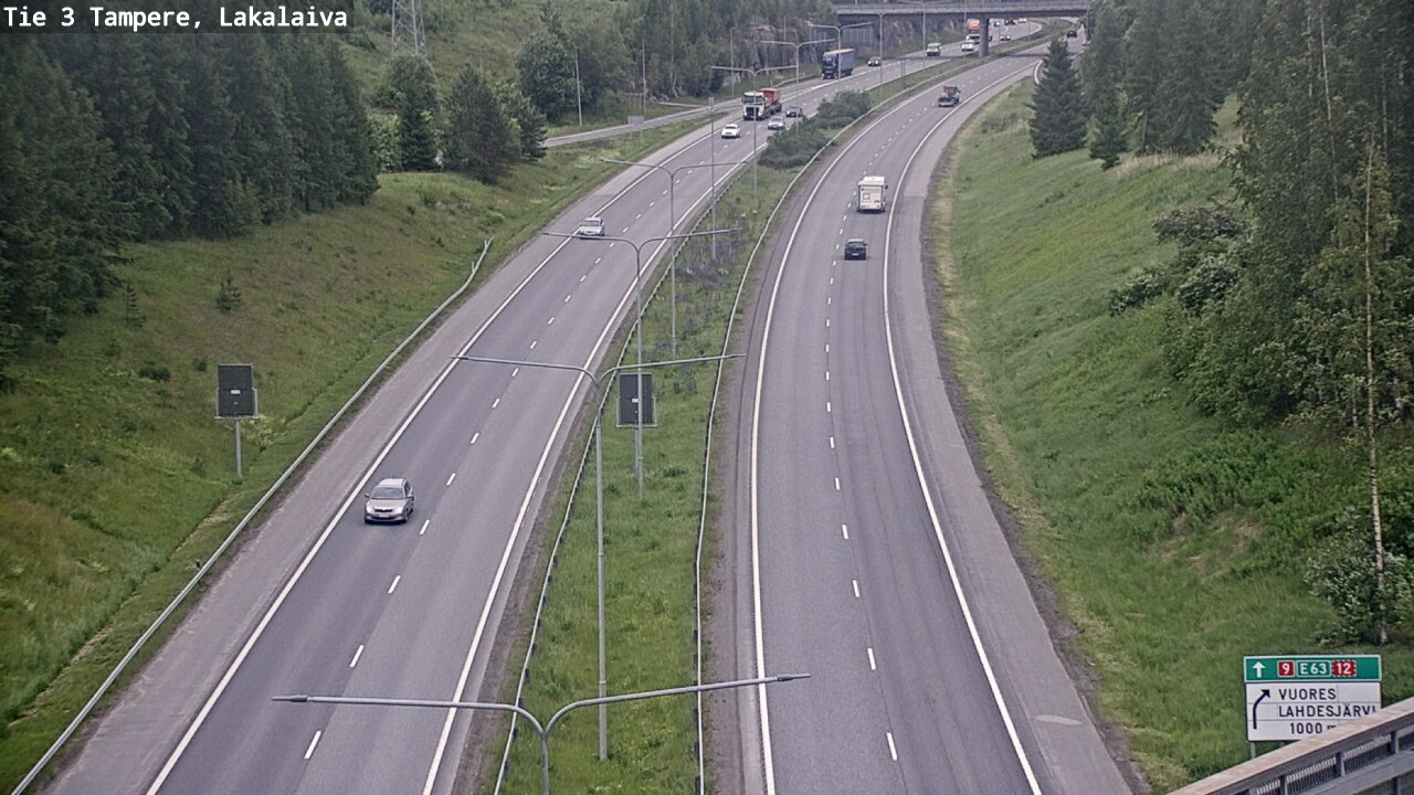 Weather Camera Image Väg 3 Tammerfors, Lakalaiva, Tampere, Pirkanmaa