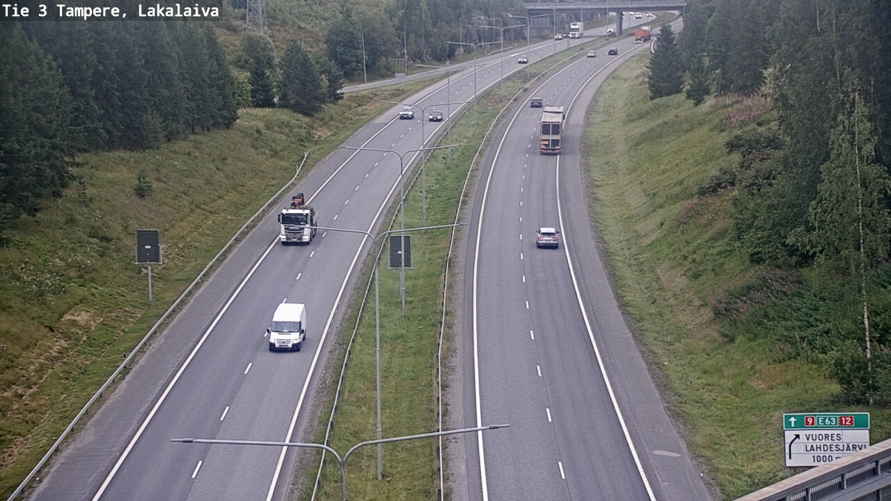 Weather Camera Image Road 3 Tampere, Lakalaiva, Tampere, Pirkanmaa