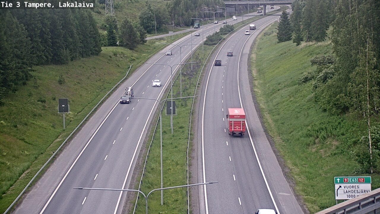 Weather Camera Image Väg 3 Tammerfors, Lakalaiva, Tampere, Pirkanmaa