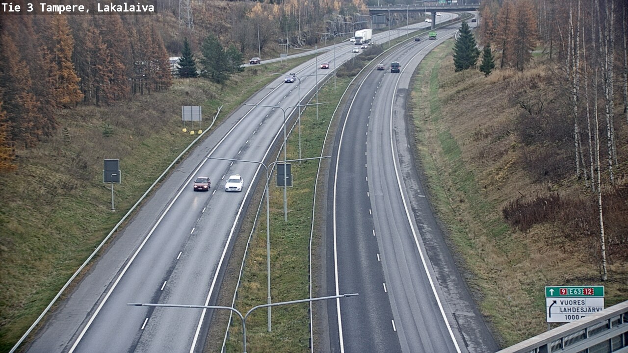 Kelikamerat Kuva Tie 3 Tampere, Lakalaiva, Tampere, Pirkanmaa