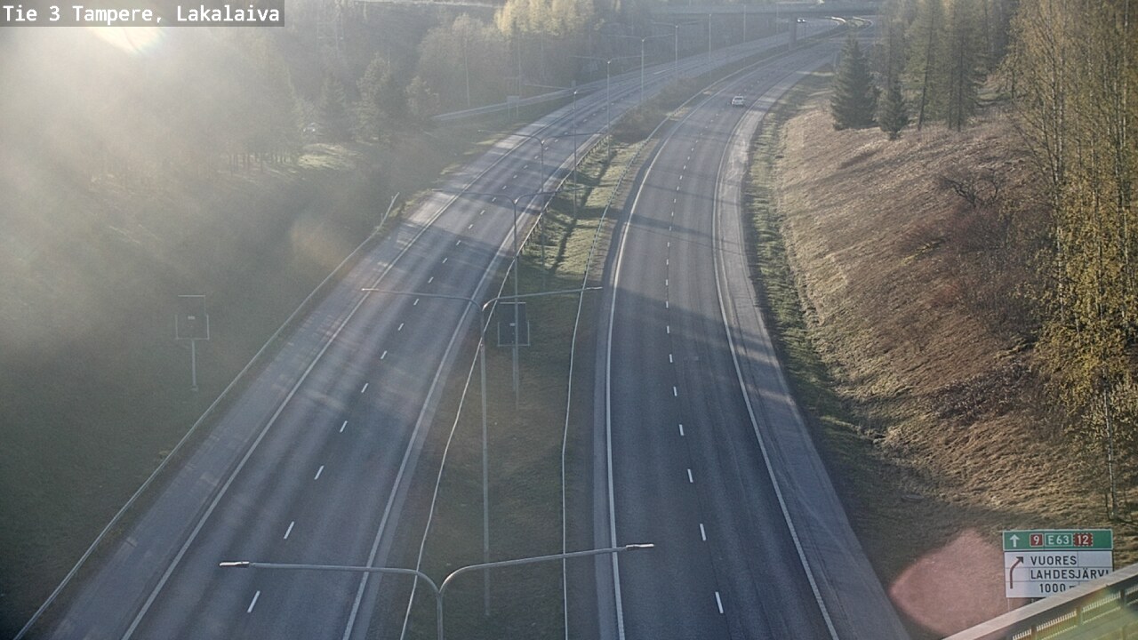 Weather Camera Image Road 3 Tampere, Lakalaiva, Tampere, Pirkanmaa