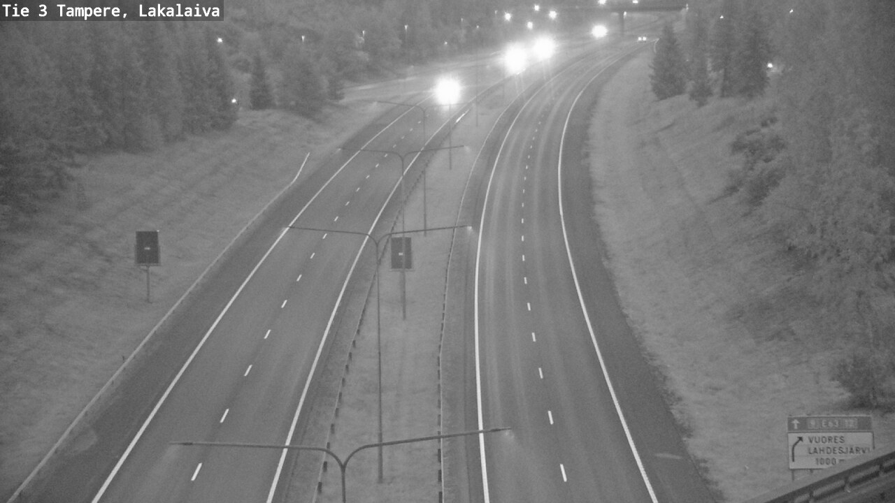 Weather Camera Image Road 3 Tampere, Lakalaiva, Tampere, Pirkanmaa