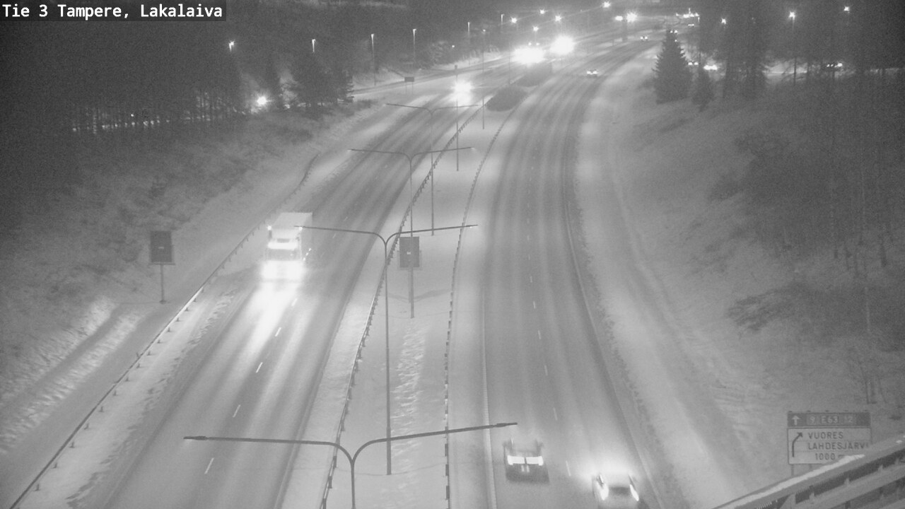 Weather Camera Image Väg 3 Tammerfors, Lakalaiva, Tampere, Pirkanmaa