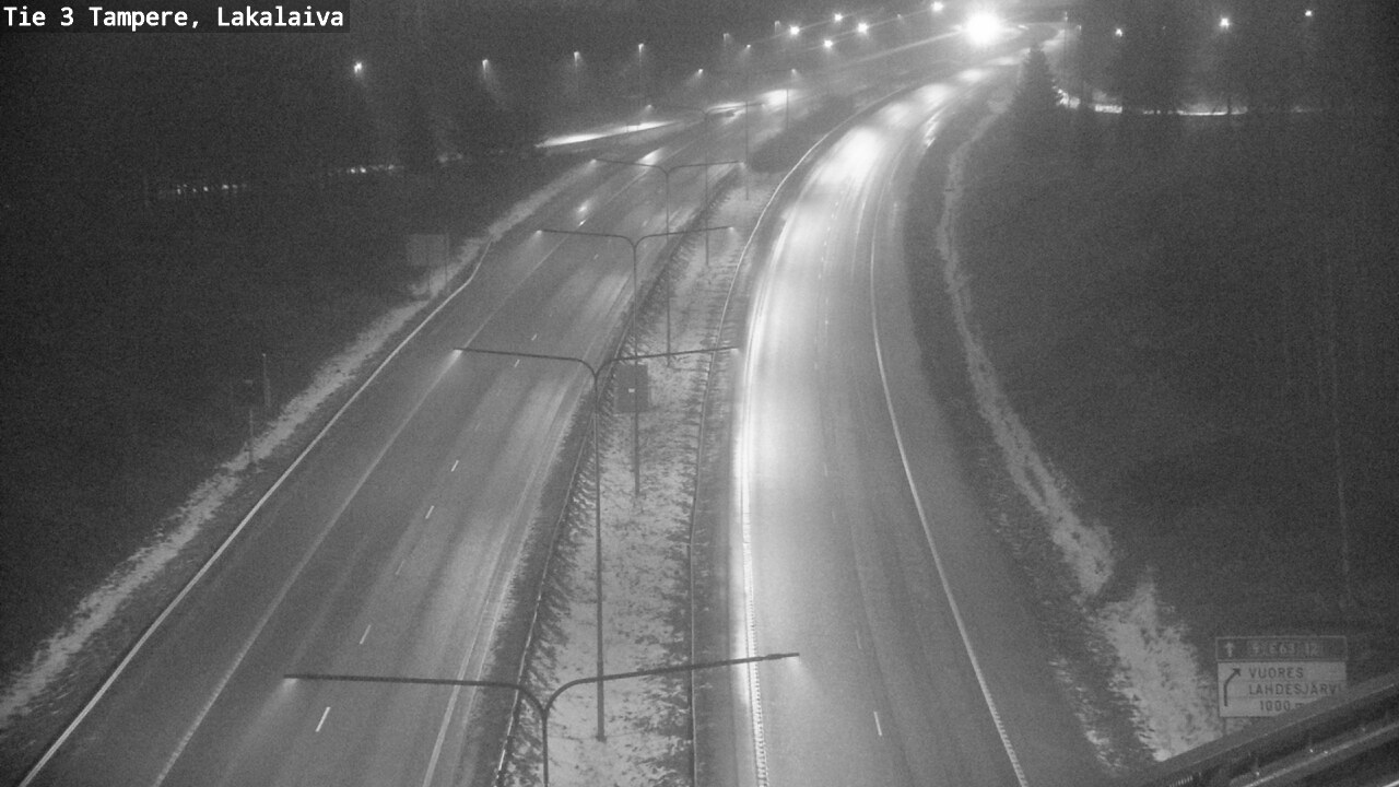 Weather Camera Image Väg 3 Tammerfors, Lakalaiva, Tampere, Pirkanmaa