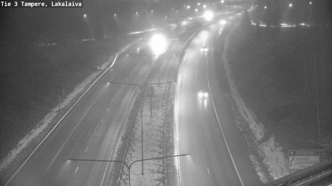 Weather Camera Image Väg 3 Tammerfors, Lakalaiva, Tampere, Pirkanmaa