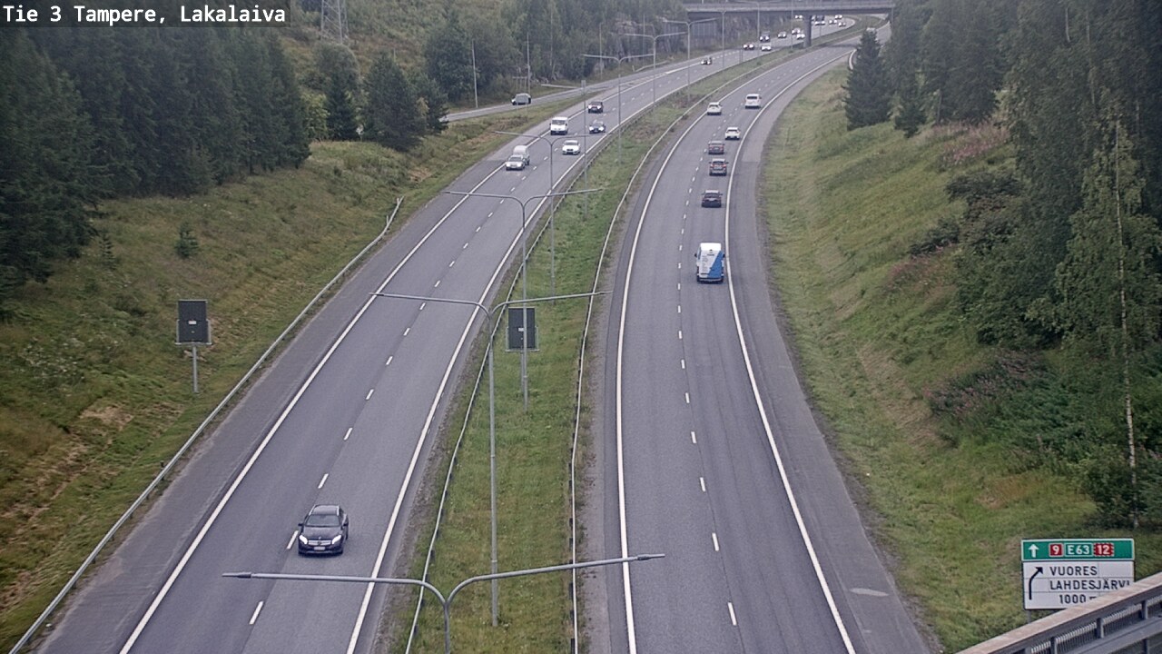 Weather Camera Image Road 3 Tampere, Lakalaiva, Tampere, Pirkanmaa