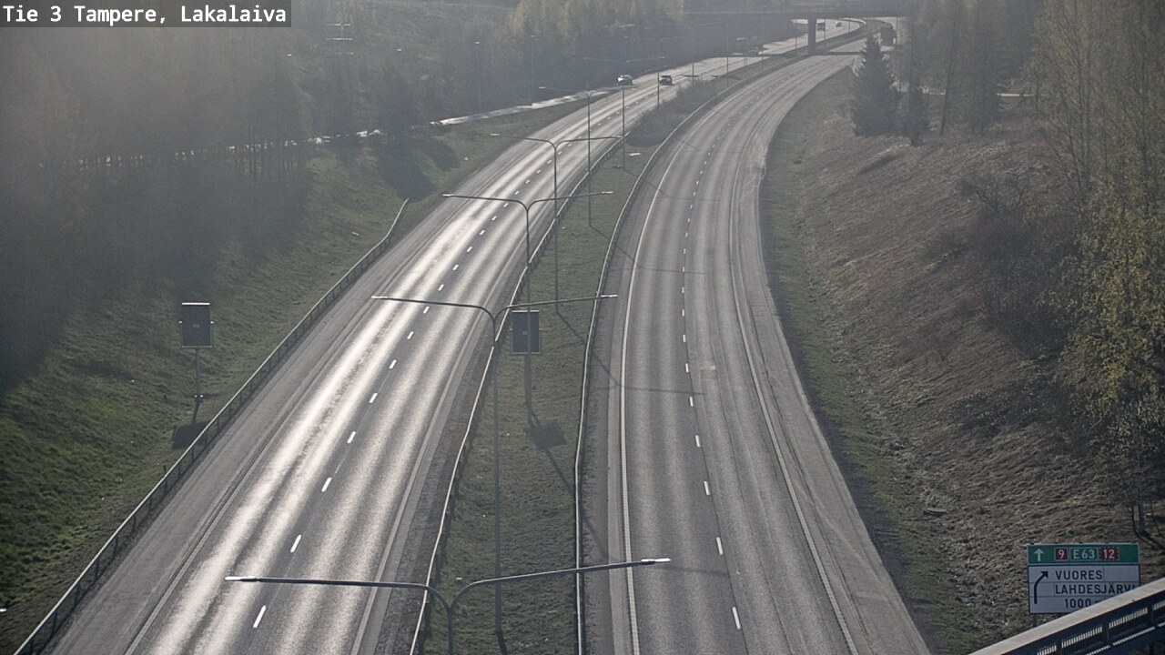 Weather Camera Image Road 3 Tampere, Lakalaiva, Tampere, Pirkanmaa