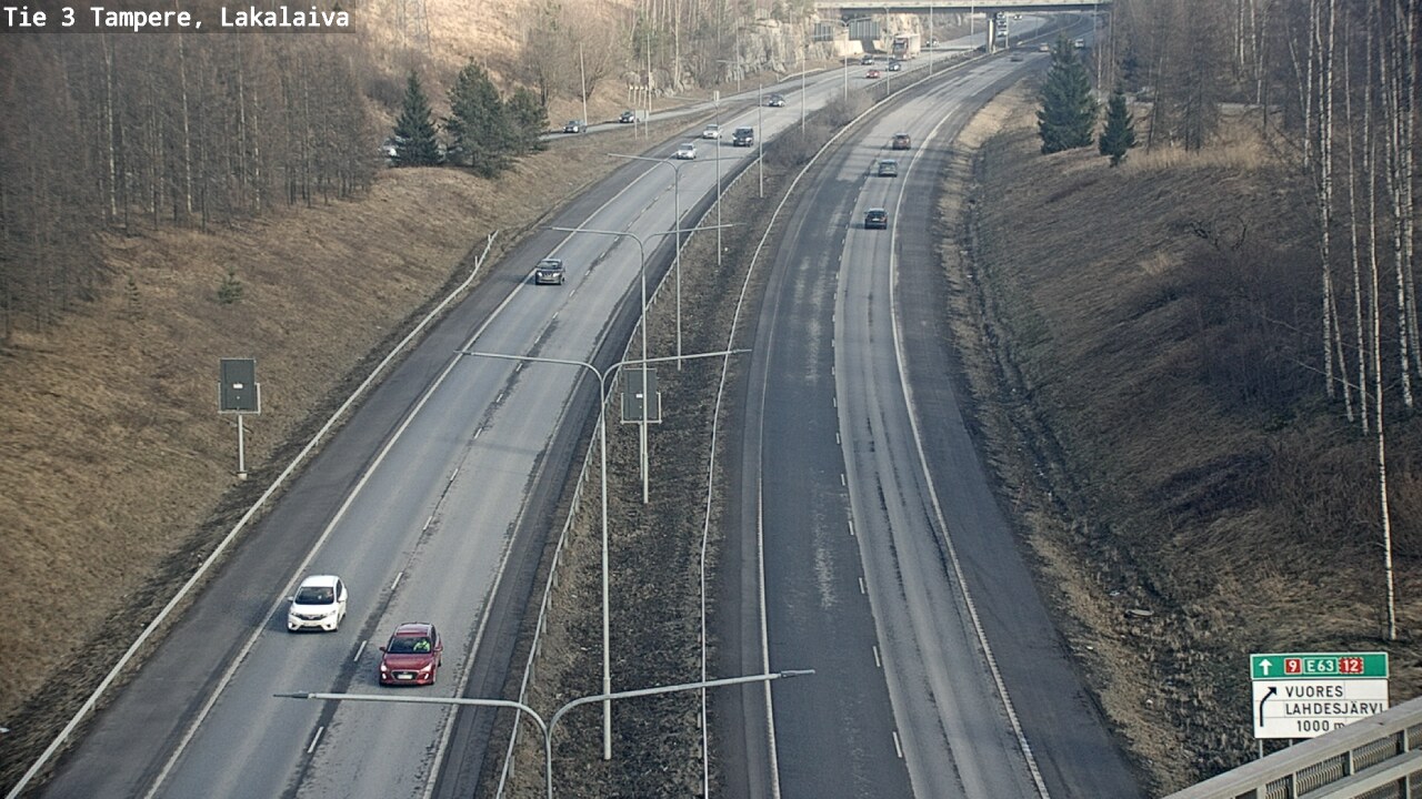 Kelikamerat Kuva Tie 3 Tampere, Lakalaiva, Tampere, Pirkanmaa