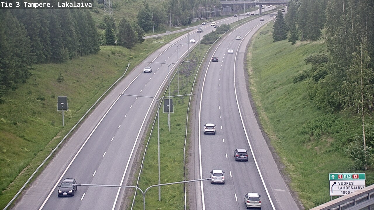 Weather Camera Image Väg 3 Tammerfors, Lakalaiva, Tampere, Pirkanmaa