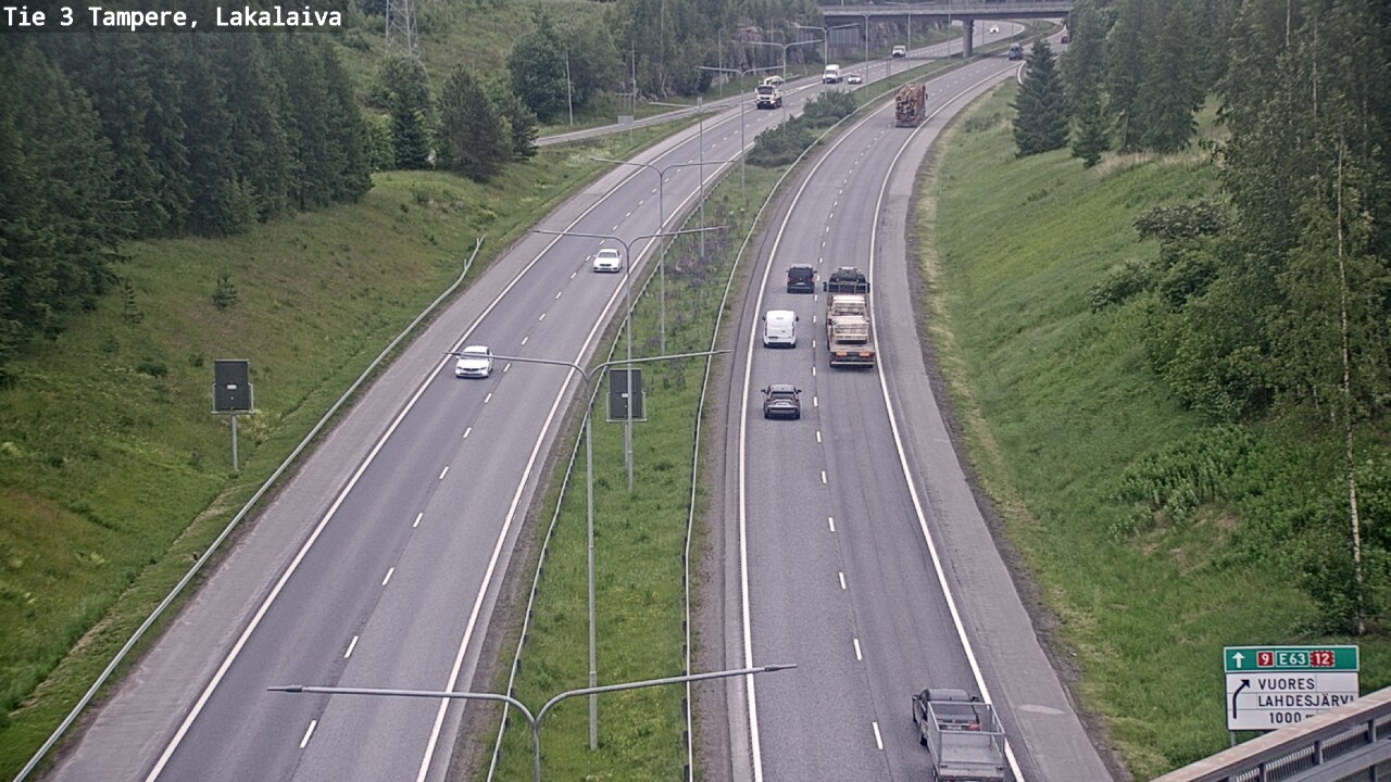 Weather Camera Image Väg 3 Tammerfors, Lakalaiva, Tampere, Pirkanmaa