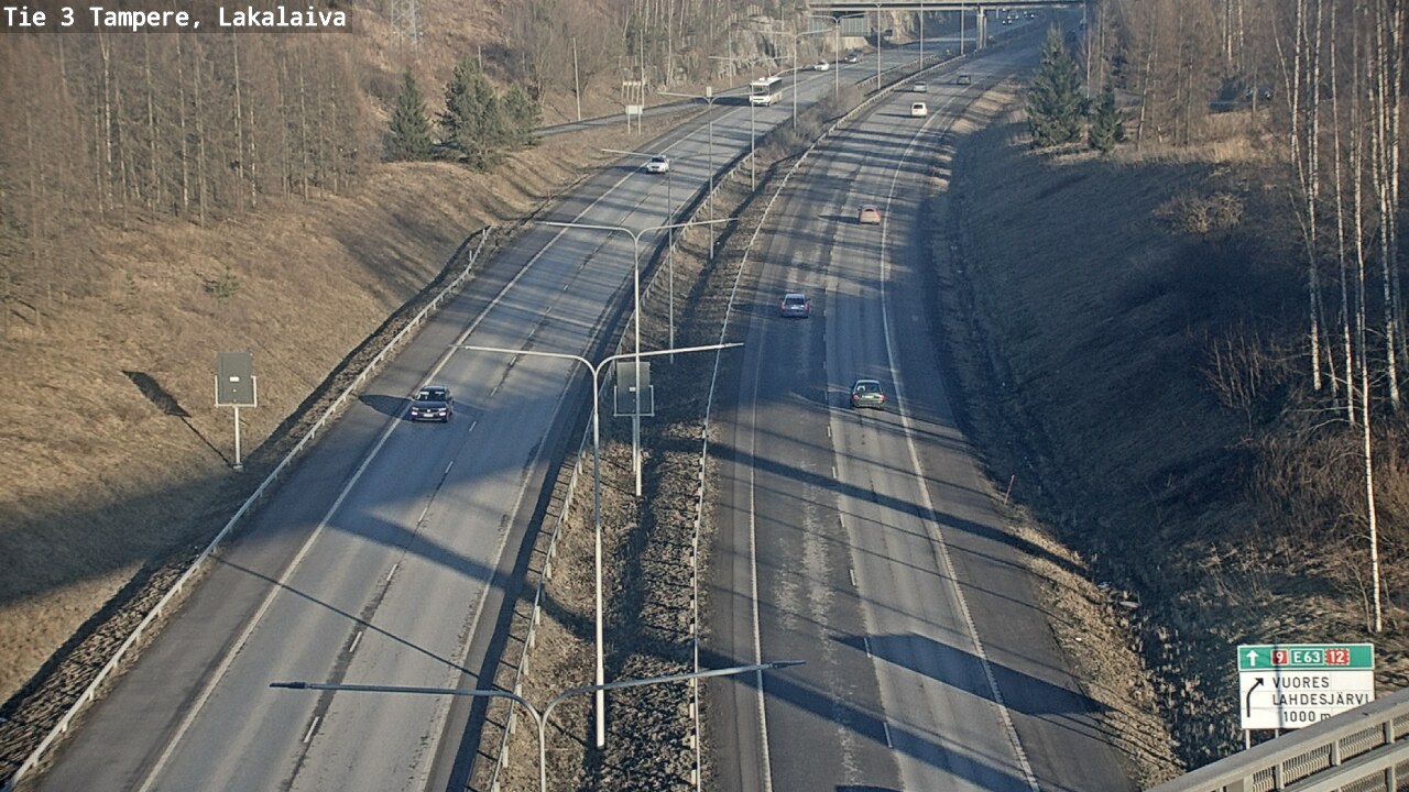 Weather Camera Image Road 3 Tampere, Lakalaiva, Tampere, Pirkanmaa