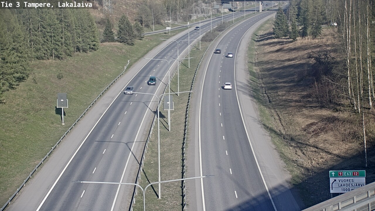 Weather Camera Image Road 3 Tampere, Lakalaiva, Tampere, Pirkanmaa