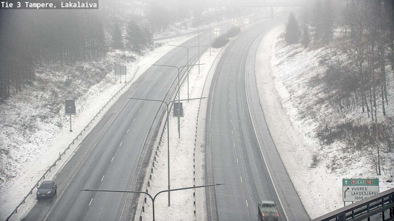 Weather Camera Image Väg 3 Tammerfors, Lakalaiva, Tampere, Pirkanmaa