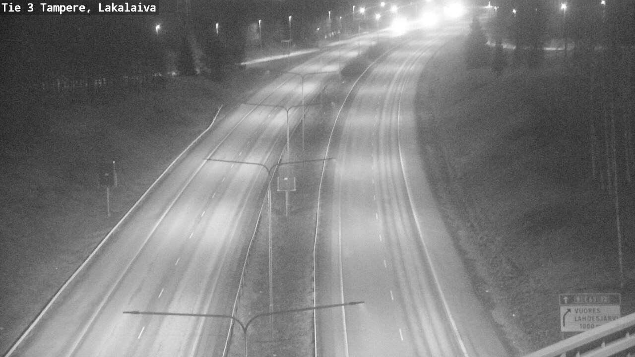 Weather Camera Image Väg 3 Tammerfors, Lakalaiva, Tampere, Pirkanmaa