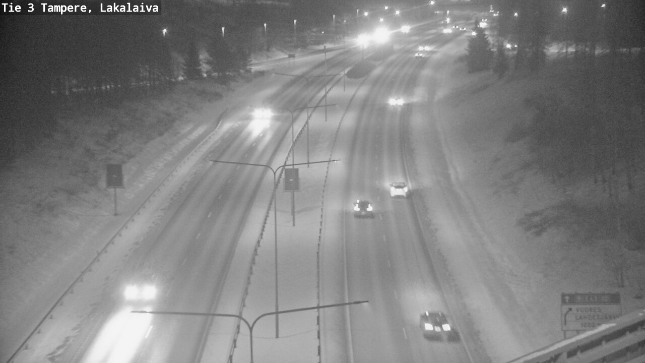Weather Camera Image Väg 3 Tammerfors, Lakalaiva, Tampere, Pirkanmaa