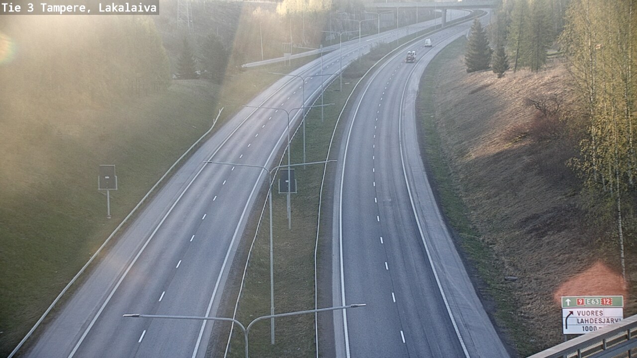 Kelikamerat Kuva Tie 3 Tampere, Lakalaiva, Tampere, Pirkanmaa