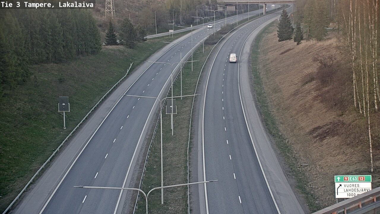 Weather Camera Image Road 3 Tampere, Lakalaiva, Tampere, Pirkanmaa