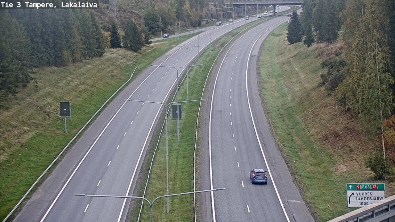 Weather Camera Image Road 3 Tampere, Lakalaiva, Tampere, Pirkanmaa