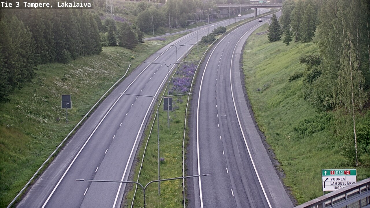 Weather Camera Image Road 3 Tampere, Lakalaiva, Tampere, Pirkanmaa